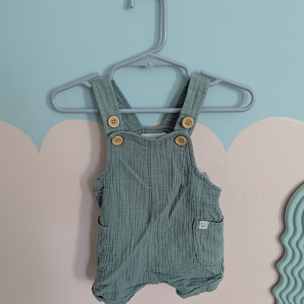 Little Planet Baby Overalls with Button Details